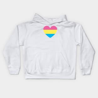 Pansexual Heart Kids Hoodie